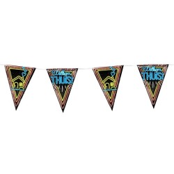 Paperdreams Drapeau de fête néon - Bienvenue à la maison