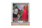 Toi Toys Lauren Tienerpop zwanger + kind in buggy