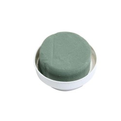 HBX natural living Cylindre en mousse florale avec bol Ø8x5cm emballé