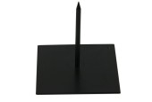Socle en fer Basic 12x12x12cm Noir