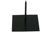Socle en fer Basic 18x18x18cm Noir (Pick ou plug ou standard)