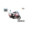 2-Play Politiemotor Die-cast Pull Back Met Licht En Geluid 13cm Batterijen Zijn