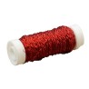 Hobby Bouillon Effet Fil Métallique 25 grammes Rouge