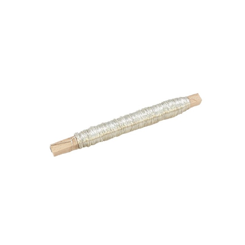 Hobby Wikkeldraad koper 0.50mm 50gram Zilver