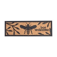 Esschert Design Deurmat Bijenprint Rubber/kokos 25x75,5cm