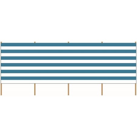 Coupe-vent bleu/blanc 500x120cm