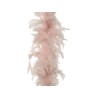 Decoris kerstdecoratie Boa van kippen veren roze dia15x150cm