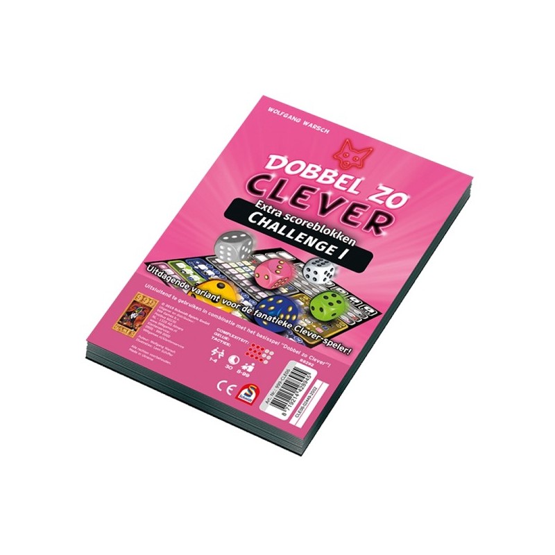 999 Games Dice so Clever - Bloc de score de défi