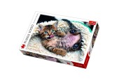 Puzzle 1000 pièces - Chaton heureux