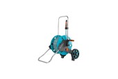 Gardena AquaRoll M, avec 20 m de tuyau CLASSIC 1/2" (13 mm) + 3x raccords de tuyau + pièces de valve transparentes + buse de pul