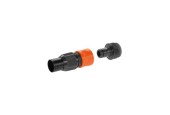 Gardena Kit de raccordement pour pompes pour tuyau 3/4" ou 19 mm avec filetage 1" pièce de pompe pour raccordement de pompe
