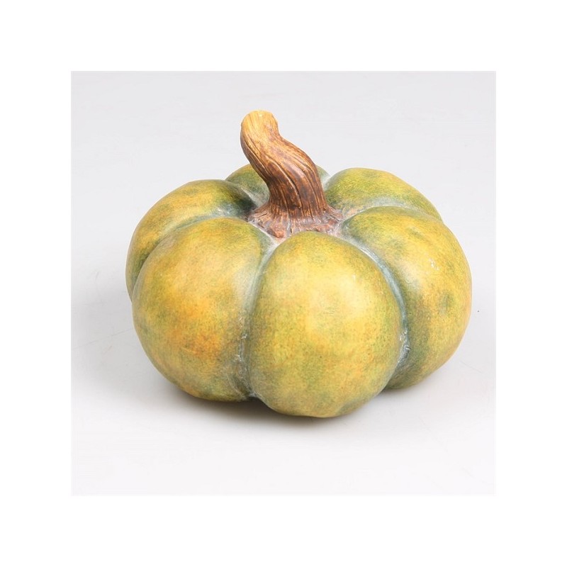 Pompoen aardewerk groen 11x15cm