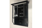 Armoire murale à bière en métal avec façade en verre avec ouvre-porte 50x40cm