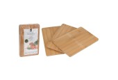 Snijplank bamboe set 3 stuks 22x14x0,8cm