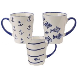 Mug nautique Ø8,5x10,5cm
