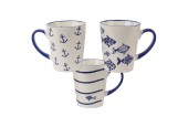 Mug nautique Ø8,5x10,5cm