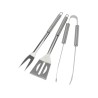 Ensemble d'outils pour barbecue 3 pièces en acier inoxydable