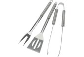 Ensemble d'outils pour barbecue 3 pièces en acier inoxydable