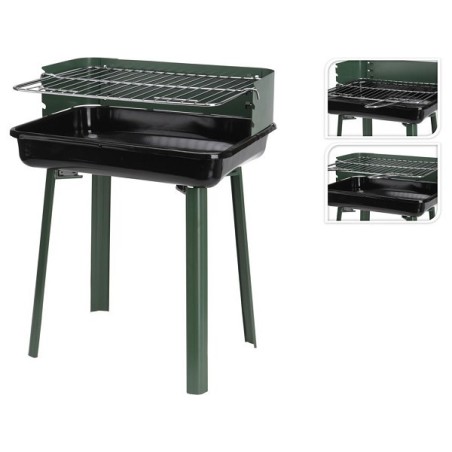 Barbecue click in groen zwart