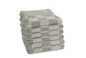 DDDDD Torchon de cuisine BBQ taupe 50x55cm 6 pièces