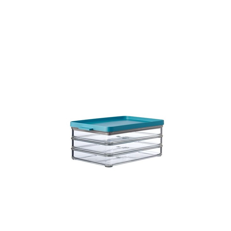 Mepal Omnia vleeswarendoos 3-laags nordic green 23x14,9x10cm