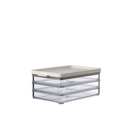 Mepal Omnia vleeswarendoos 3-laags nordic white 23x14,9x10cm