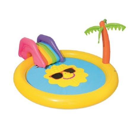 Bestway speelzwembad Sunnyland playcenter met glijbaan 237x201x104