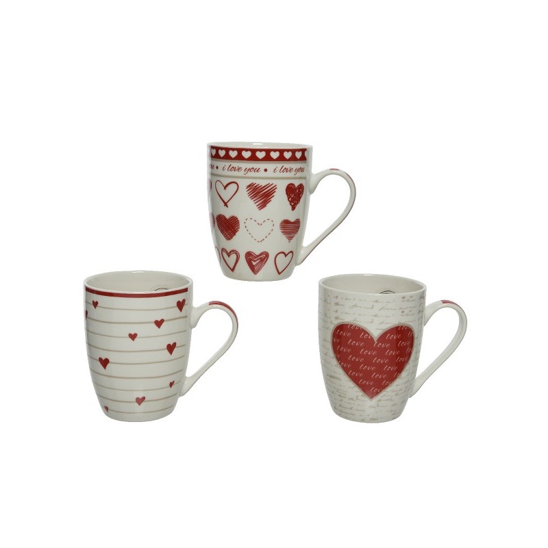 Decoris Mok porselein L8.2-W5.5-H10.5cm