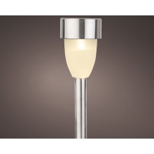 Lumineo LED Lampe solaire sur piquet Ø5,5-H26cm blanc chaud