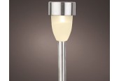 Lumineo  LED Solar stake light Ø5.5-H26cm warmwit