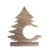 Bois de sapin de Noël avec trou 35cm