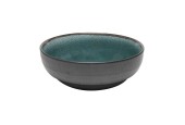 Schaaltje Leros Ø17x6cm blauwgroen
