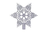 Peak flocon de neige en plastique 20,5x19cm argent