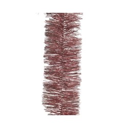 Guirlande lametta brillant Ø7,5x270cm Velours rose