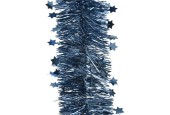 Guirlande lametta star shine Ø10x270cm bleu nuit