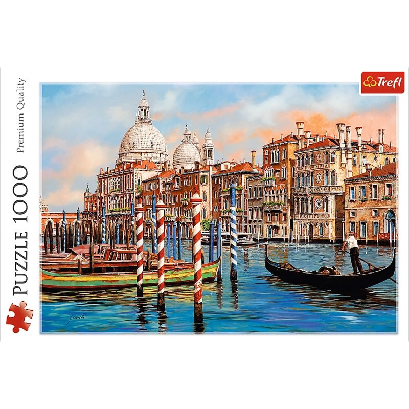 Puzzle Soleil du soir à Venise 1000 pièces