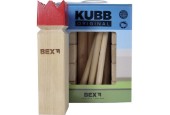 Bex Kubb Original hévéa avec roi rouge