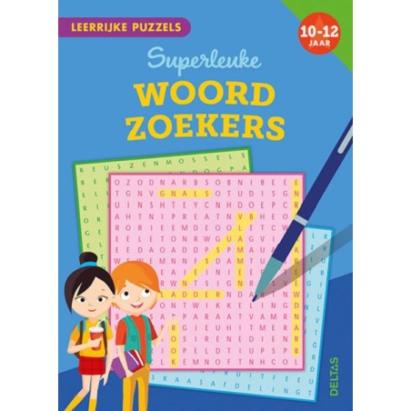 Deltas Leerrijke puzzels - Superleuke woordzoekers (10-12 j.)