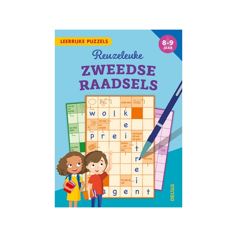 Deltas Puzzles éducatifs - Devinettes suédoises très amusantes (8-9 ans)