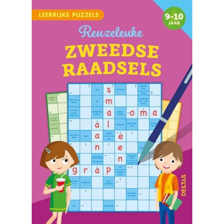 Deltas Puzzles éducatifs - Devinettes suédoises très amusantes (9-10 ans)