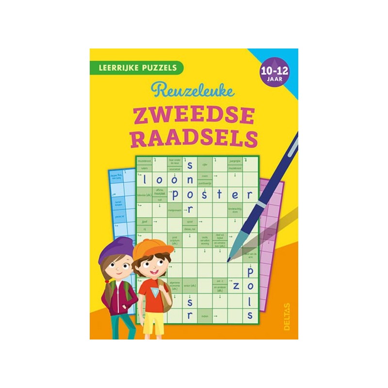 Deltas Puzzles éducatifs - Devinettes suédoises très amusantes (10-12 ans)