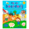 Deltas Livre de coloriage et d'autocollants avec mots - À la ferme (3-5 ans)