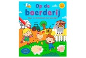 Deltas Livre de coloriage et d'autocollants avec mots - À la ferme (3-5 ans)