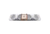 Plats de service faïence set de 4 pièces Ø7x2,5cm