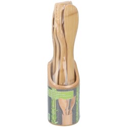 Set de spatules en bambou 5 pièces
