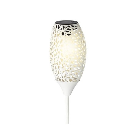 Prise de jardin solaire Lumineo 94cm blanche