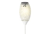Prise de jardin solaire Lumineo 94cm blanche