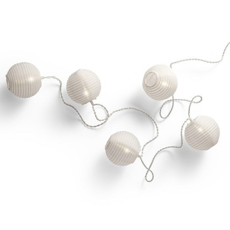 Lanterne Lumineo LED Durawise 5,7m 20 lampes blanc chaud