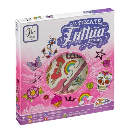 Grafix Tattoo set filles 10 feuilles
