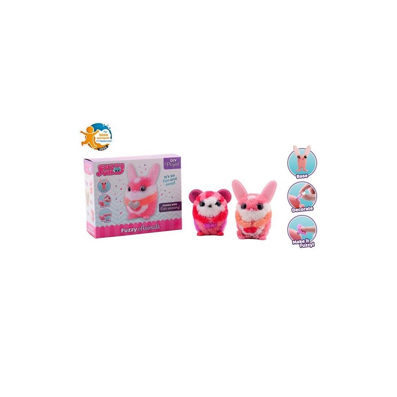 John Toy fuzzy fun dieren Diy project